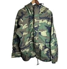 Military Gore-Tex Cold Weather Parka Woodland Camouflage Jacket Size XL Long picture