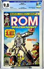 ROM SPACEKNIGHT #1 CGC 9.0 White Pages KEY 1ST APPEARANCE AND ORIGIN 1979 Marvel picture