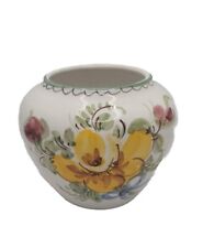 Vintage 1950's Ulmer Keramis Small Floral Vase W. Germany picture