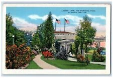 c1940's Lovers Lane Fox Memorial Park La Porte Indiana IN Vintage Postcard picture