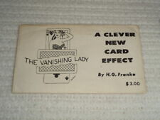 The Vanishing Lady New Card Effect H.G. Franke Vintage Card Magic Trick picture