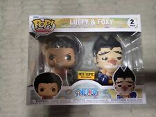 Funko Pop One Piece Luffy & Foxy Hot Topic Exclusive 2 Pack In Hand 