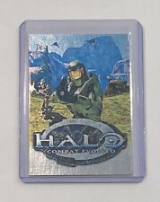 Halo Platinum Plated Artist Signed Combat Evolved Game Cover Trading Card 1/1 picture