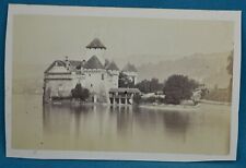 1860/70s CDV Photo Carte De Visite Suisse Chateau De Chillon Geneva S Armero picture