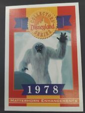 Disneyland 40 Years Collectors series card 1978 Matterhorn Enhancements LE # NM picture