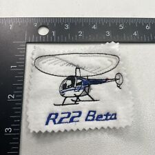 Zig-Zag-Cut-From-Clothing Patch-ish Piece R22 BETA HELICOPTER (Robinson) 32R6 picture