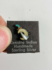 Vintage Native American Indian Sterling Silver Mason Masonic Pin pinback  picture