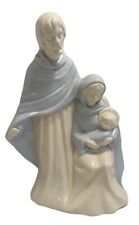 Lg Holy Family Nativity Ceramic Joseph, Mary & Baby Jesus ~ 10.5