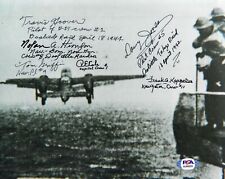 TOKYO DOOLITTLE RAIDERS MULTI SIGNED 8X10 PSA DNA AJ06223 (D) X6 WWII picture