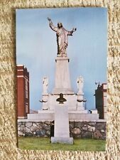 COEUR-JESUS MONUMENT SACRED HEART,CANADA.VTG POSTCARD*P64 picture
