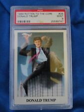 1989 Rotten to the Core President Donald Trump Rookie Card RC PSA 9 Vintage Rare picture