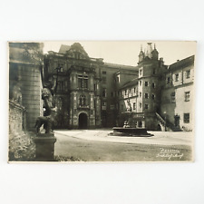 Germany Dessau City Palace RPPC Postcard 1920s Saxony-Anhalt Germany Photo C1535 picture