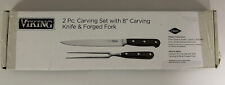 Viking 2 piece Carving Set With 8” Carving Knife And Forged Fork picture