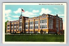 Evansville IN-Indiana, Reitz Memorial High School, Antique Vintage Postcard picture