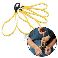 KRYDEX 3PCS Set Tactical Tri-fold Disposable Restraints Plastic Handcuffs Yellow picture