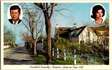  Vintage Postcard President Kennedy Summer Home Cape Cod Hyannisport MA    A-532 picture