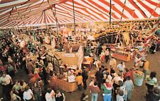 Great Danbury State Fair Tent CT Connecticut Big Top Carnival Vtg Postcard E21 picture