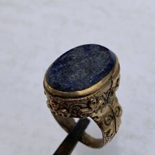 EXTREMELY RARE ANCIENT BRONZE ANTIQUE ISLAMIC OTTOMAN INTAGLIO RING INSCRIPTIONS picture