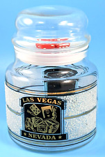 Vintage Embossed Las Vegas Nevada Sealed Dice Canister picture