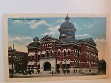 Emporia KS Kansas, Court House Building, Posted 1919  Antique, Vintage Postcard  picture