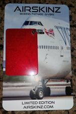 Virgin Atlantic 747 G-VBIG Tinker Belle Airskinz fuselage skin tags pair picture