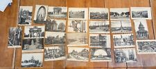 Set Of 26 Antique Paris postcards maybe military World War I NOS 1919 picture