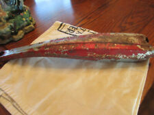 VINTAGE AMF Roadmaster Bicycle Bike Tank ORIGINAL Paint Red White -Barn Find S15 picture