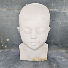 Postmortem Plaster Child Carrier, Rare Death Mask, Late 19th Century picture