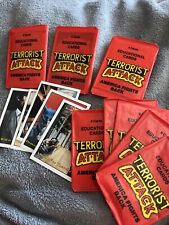 1987 Piedmont Candy Co Terrorist Attack America Fights Back Packs & Card Lot. picture