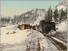 America,Colorado Snow Photochrome Detroit Company. photochromie, vintage ph picture