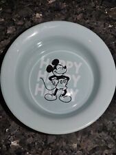 Disney Mickey Mouse Happy Happy  Happy Stoneware  Pet Bowl New picture