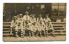 Laquin PA Baseball Team Photo Harbot Vintage Antique Unused Penna Postcard picture