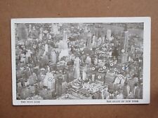 1954 Aerial View of NEW YORK City Vintage White Border Postcard picture