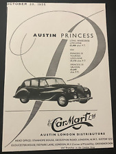 1955 Austin Princess Limousine / The Car Mart LTD - Vintage Print Ad - 4.25