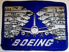 1980s Boeing Multiple Airplane Patch Badge Crest picture