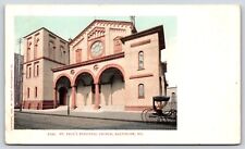 Maryland Baltimore St. Paul's Episcopal Church Vintage Postcard picture