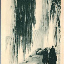 c1910s Ontario, CA Horseshoe Falls RPPC Giant Icicle Niagara Winter Crystal A147 picture