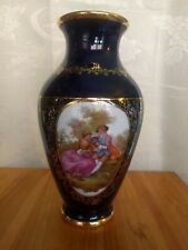 Limoges Fragonard Vintage Vase, Porcelain, Rare, 10 In., Made in France, Perfect picture