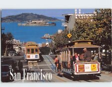 Postcard Cable Cars Hyde Street San Francisco California USA picture