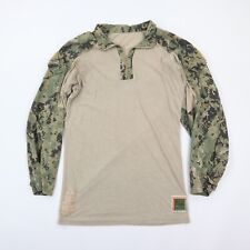 USN Frog Defender Military Shirt FR Combat Shirt Ensemble Woodland Camo M Long picture