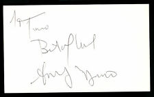 Anthony J. Mangano signed autograph 3x5 index card TV Character Actor R719 picture