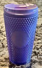 Starbucks Lilac Purple Gradient Studded Cold Cup Tumbler 16 oz picture