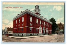 1912 Outside View of Post Office, Brockton Massachusetts MA Posted Postcard picture