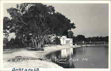 Babson Park FL Webber College Beach c1940s Real Photo Postcard picture