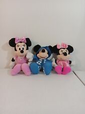 Vintage Lot Of 3 Disney Plush (2)Mini Mouse (1) Mickey picture