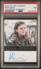 2023 Game of Thrones Art & Images Bordered Rose Leslie (Ygritte) PSA 7 picture