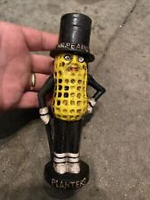 Mr. Peanut Cast Iron Piggy Bank Paperweight Collector Candy & Nuts Planters GIFT picture