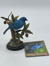 2005 Border Fine Arts Studio Indigo Bunting Bird Figurine North American Birds picture