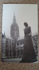 Vintage signed Elisabeth Frink Christmas Card Salisbury Cathedral Sculpture picture