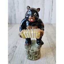 Ideal bear accordion band musical vintage figurine statue funny unique picture